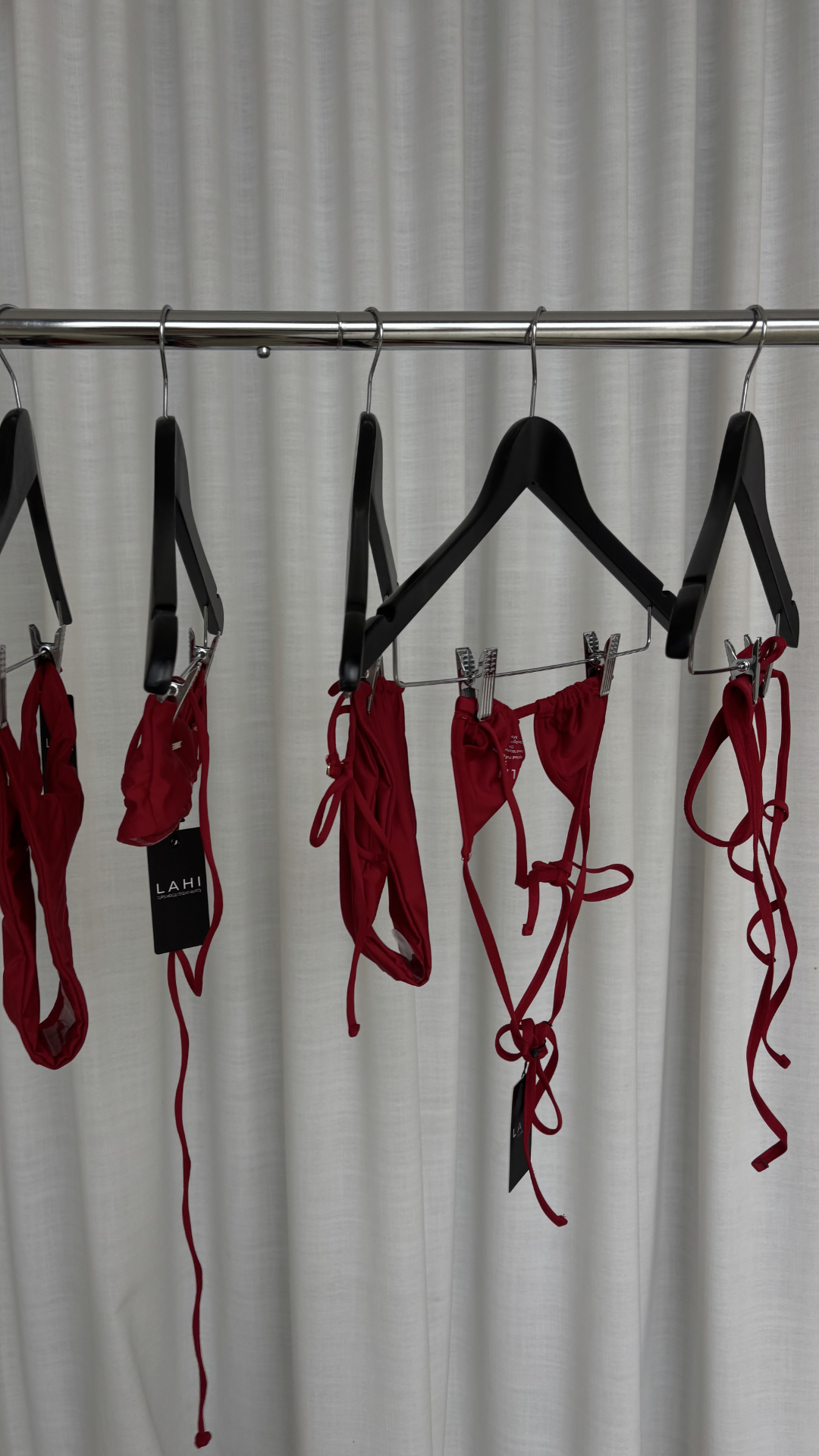 MICRO TIE SIDE BOTTOM  - RED