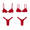COYOTE PUSH UP BRA - RED