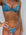 COYOTE ROUCHED THONG BOTTOM - PEACOCK WILD