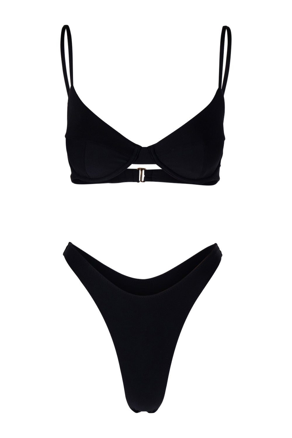 Bra bikini top black – Totême